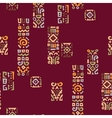 background with elements of african ornament vector image vector image
