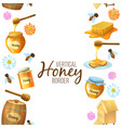 border of honey vector image