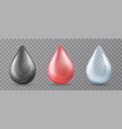 drop of oil cream gel for skin care liquid vector image vector image