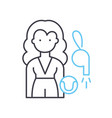 coach line icon outline symbol vector image