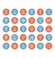light bulbs icons vector image vector image