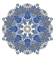 circle ornament ornamental round lace vector image