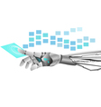 digital hand1 vector image