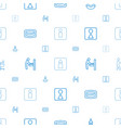 washroom icons pattern seamless white background vector image vector image