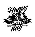 typography and lettering happy fathers day vector image