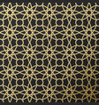 background with seamless pattern in islamic style vector image