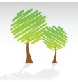 tree sketch vector image vector image