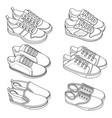 Sketch sneakers Royalty Free Vector Image - VectorStock