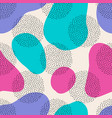 seamless pattern with round dotted elements vector image vector image