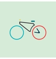 bike icon vector image