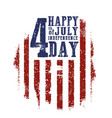 fourth july independence day vector image