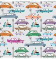 cars in the city vector image vector image