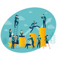flat design of investment vector image vector image