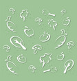 salad vegetable design background vector image vector image
