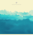 nature landscape mountain view blue color vector image