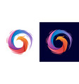 colorful phoenix logo designs vector image vector image