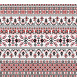 hungarian pixel pattern for cross-stitch vector image vector image