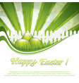 easter background vector image vector image