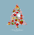 merry christmas decoration for holiday vector image vector image