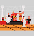 roman people vector image vector image