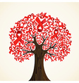 aids ribbon tree vector image vector image