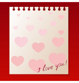 i love you vector image vector image