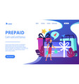 gift card concept vector image vector image