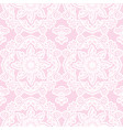 ornamental lace pink background floral pattern vector image vector image