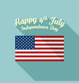 happy independence day 4th july vector image