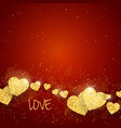 happy valentines day greeting card vector image vector image
