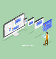 3d isometric flat conceptual vector image
