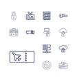 access icons vector image vector image