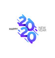 2020 new year insta style banner template vector image