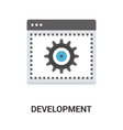 web development icon vector image vector image