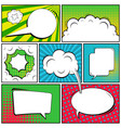 abstract creative concept comic pop art vector image