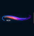 motion striped light effect with fluid color vector image vector image