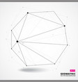 abstract geometric composition forms 3d vector image