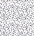 doodle hearts pattern vector image vector image