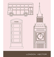 london vector image vector image