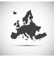 simple map of european union vector image