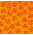 halloween icons over orange background vector image
