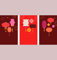 lunar new year background banner story template vector image