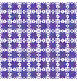 seamless pattern stars flowers ornament vector image vector image
