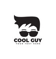 cool guy graphic design template isolated vector image vector image