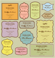vintage frames vector image vector image