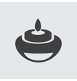 candle icon vector image vector image