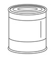 food tin can icon outline style vector image