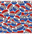 vote usa badge pins pattern vector image vector image