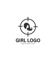 beauty logo template design logo vector image