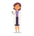 doctor character isolated vector image